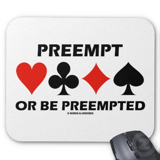 preempt bridge card game rules